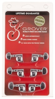 Foto 1 | Cabezales De Máquina Grover 406c Rotomatic Mini 3 Por Lado Cromados - Venta Internacional.
