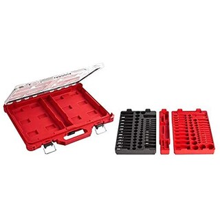 Foto 3 | Set De Trinquete Y Enchufe Milwaukee 106 Piezas 48-22-9486 De Policarbonato - Venta Internacional.