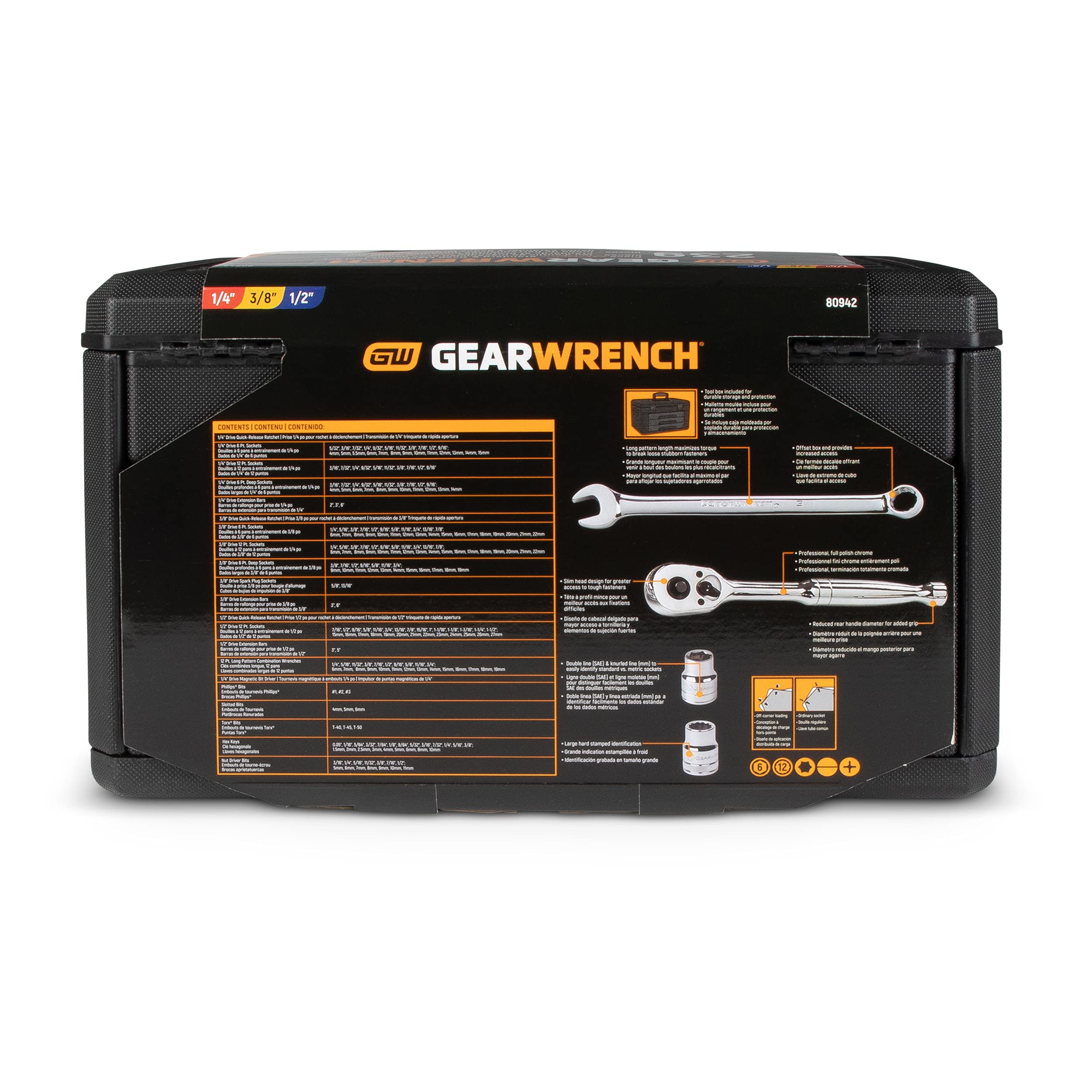 Foto 6 pulgar | Juego de Herramientas Gearwrench 239 Piezas - Venta Internacional