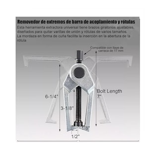Foto 4 | Herramienta Multiuso Para Extraer Junta Esférica Lab.g Rojo/plata