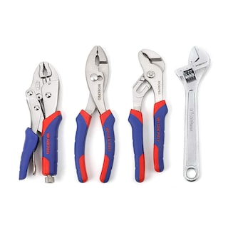 Foto 1 | Juego De Herramientas Workpro, Alicates De 4 Piezas, Con Cierre, Junta Deslizante Y Llave - Venta Internacional.