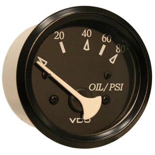Foto 1 | Medidor De Presión De Aceite Vdo Cockpit Marine 80 Psi 12 V - Negro - Venta Internacional.