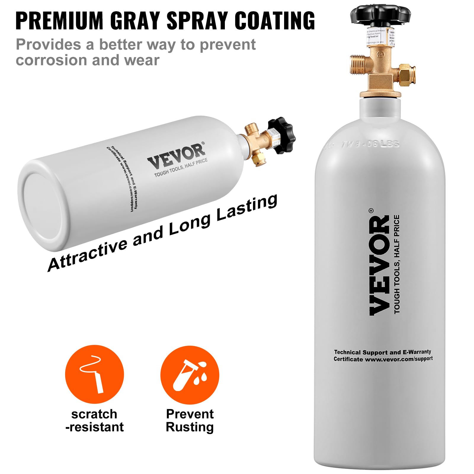 Foto 4 pulgar | Medidor De Co2 Vevor Heavy Duty Gas System Barre - Venta Internacional.