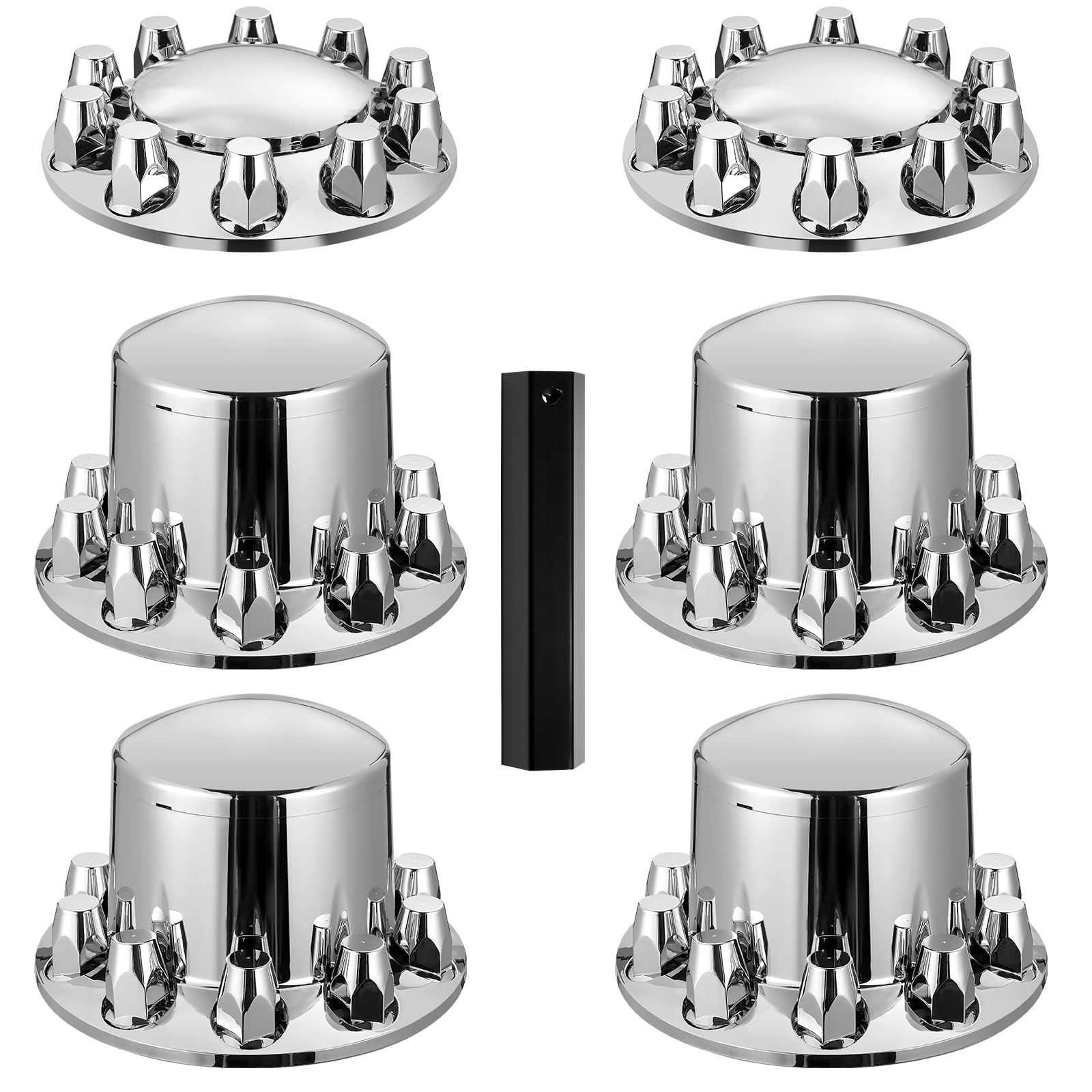 Foto 2 pulgar | Cubiertas Para Cubos De Semirrueda, Cubierta De Eje Tipo Domo Vevor Para Semirremolques - Venta Internacional.