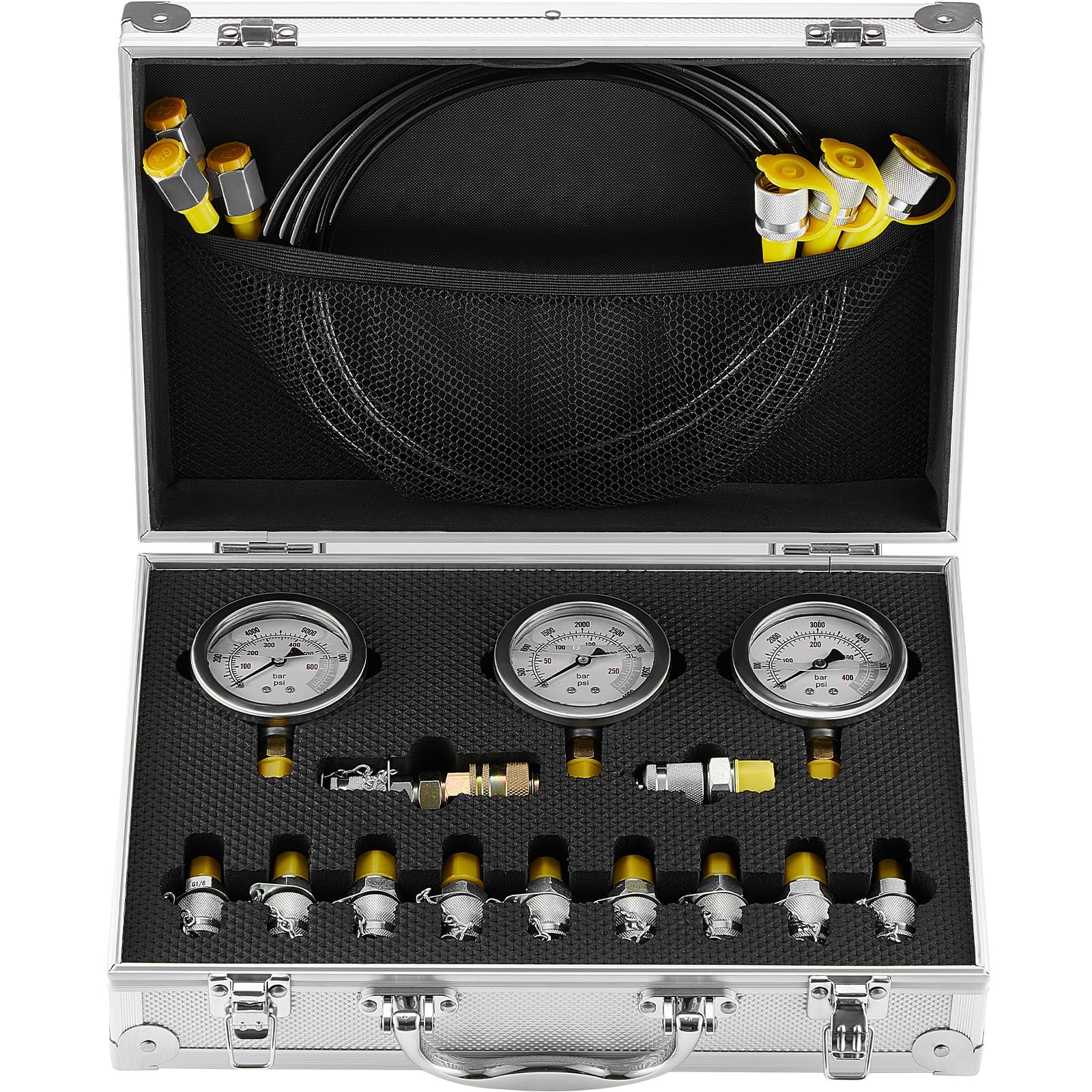 Foto 1 | Kit De Prueba De Presión Hidráulica Vevor 250/400/600bar Con Estuche - Venta Internacional.