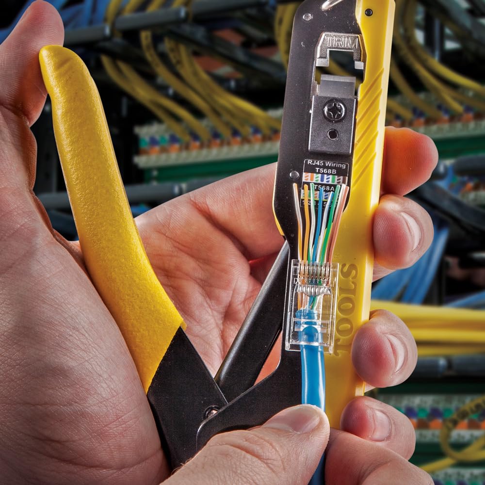 Foto 6 pulgar | Kit De Comprobador Y Engarzador De Cables Klein Tools Vdv026-813 Rj45 - Venta Internacional.
