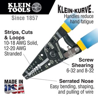 Foto 2 | Cortadora Y Pelacables Klein Tools 11055 Para 10-18 Awg - Venta Internacional.