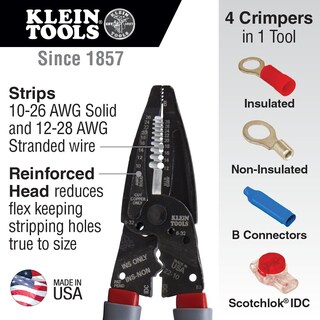 Foto 2 | Pelacables, Engarzadoras Y Cortadoras Klein Tools 1019 Kurve - Venta Internacional.