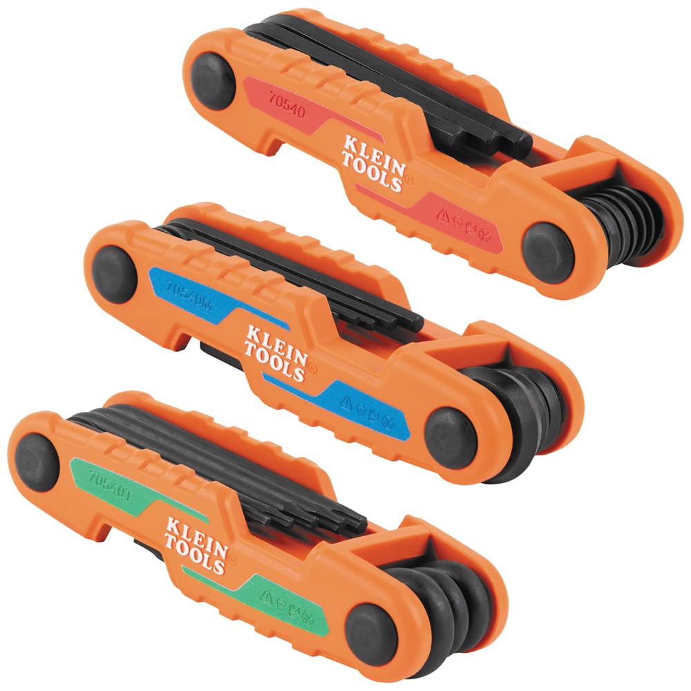 Foto 2 pulgar | Juego De Llaves Hexagonales Klein Tools 70543 Compact Plegable 25 Llaves - Venta Internacional.
