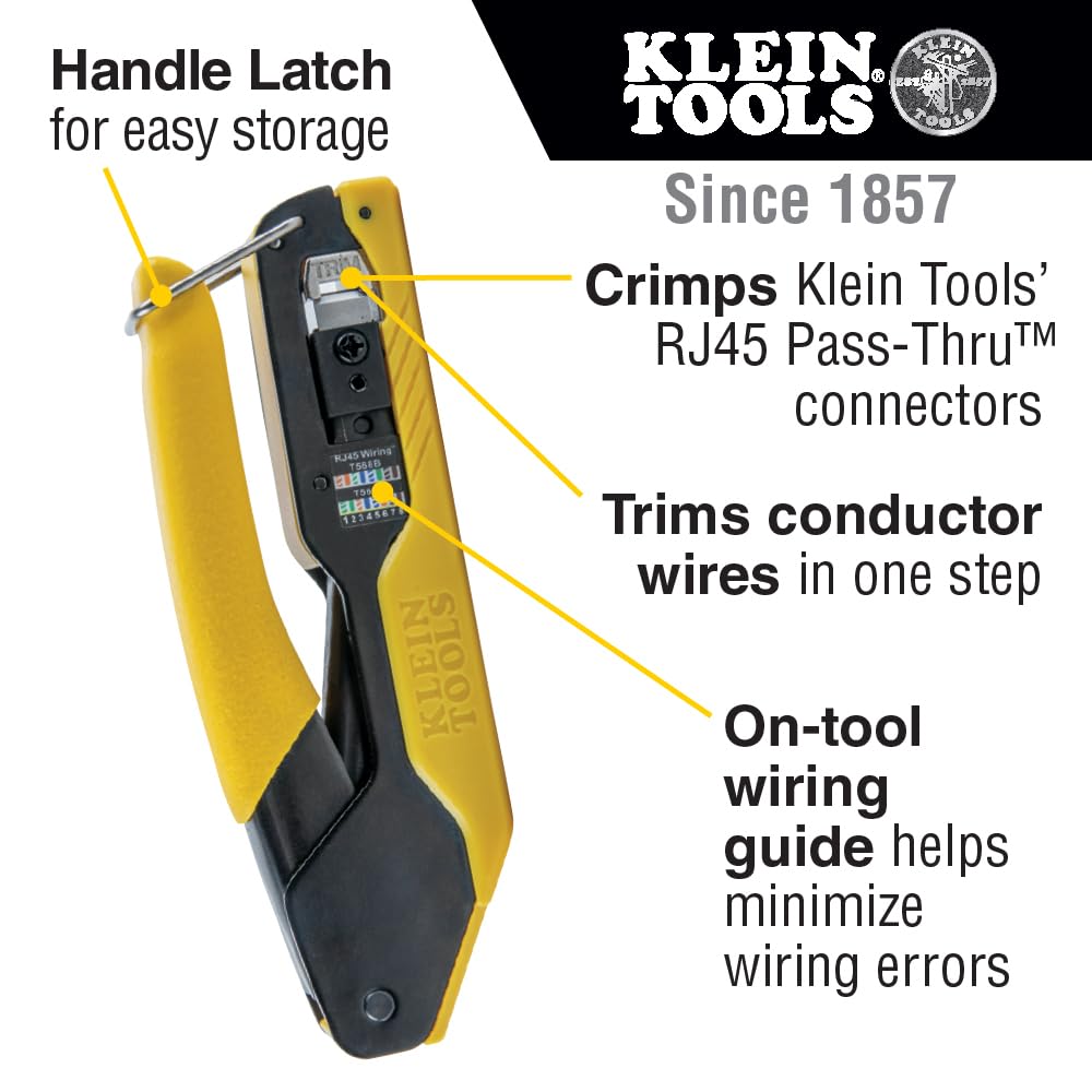 Foto 2 | Herramienta De Crimpado Klein Tools Vdv226-005 Compact Para Rj45 - Venta Internacional.