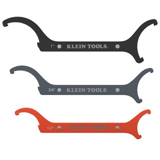 Foto 7 | Juego De Llaves Para Contratuercas Klein Tools 50901r De 1/2, 3/4 Y 1 Pulgada - Venta Internacional.