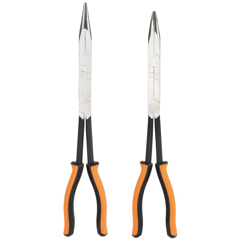 Foto 6 pulgar | Juego De Alicates Klein Tools Con Punta De Aguja Y Punta Doblada, 33 Cm, 2 Piezas - Venta Internacional.