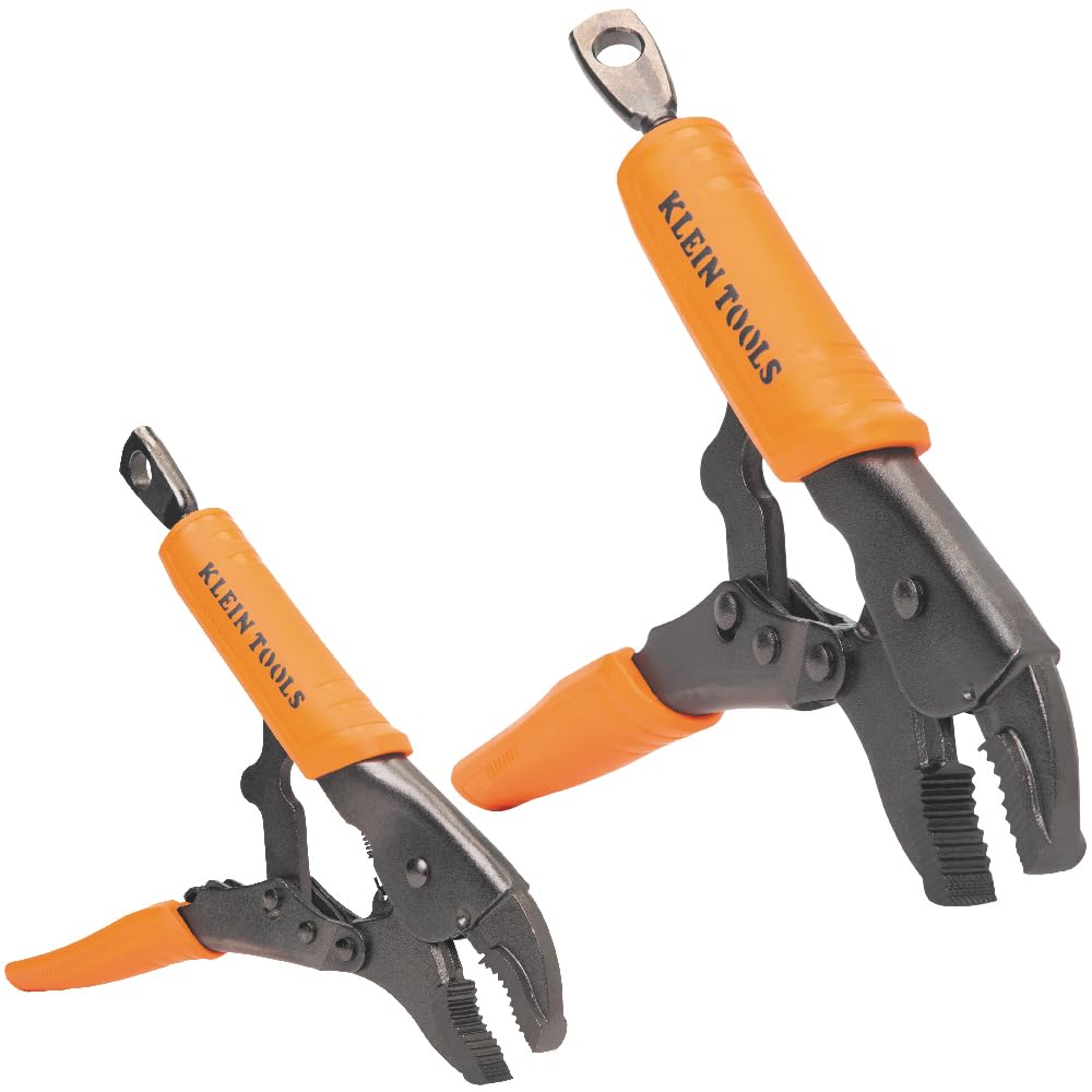 Foto 2 pulgar | Juego De Alicates Con Cierre Klein Tools 38660, 18 Cm Y 25 Cm, Forma Curva - Venta Internacional.
