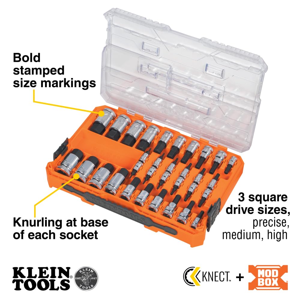 Foto 3 pulgar | Juego de Enchufes Klein Tools 32 Piezas-Venta Internacional