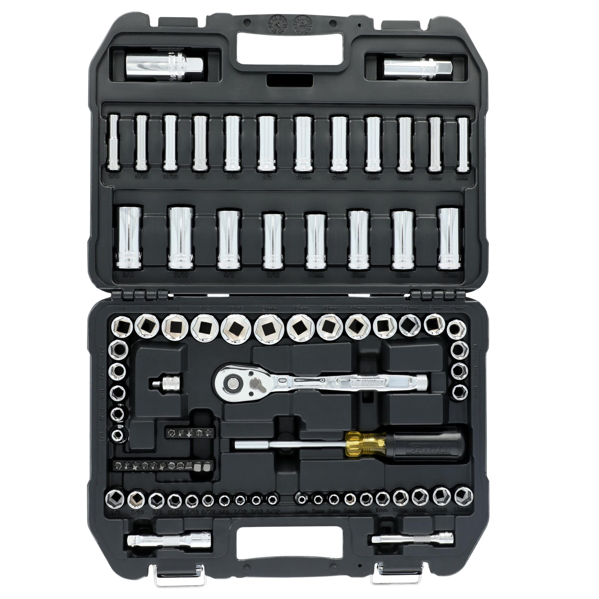 Foto 4 pulgar | Juego De Herramientas Dewalt Mechanics, Accionamiento De 1/4 Pulgadas, 84 Piezas, Dwmt45424 - Venta Internacional.