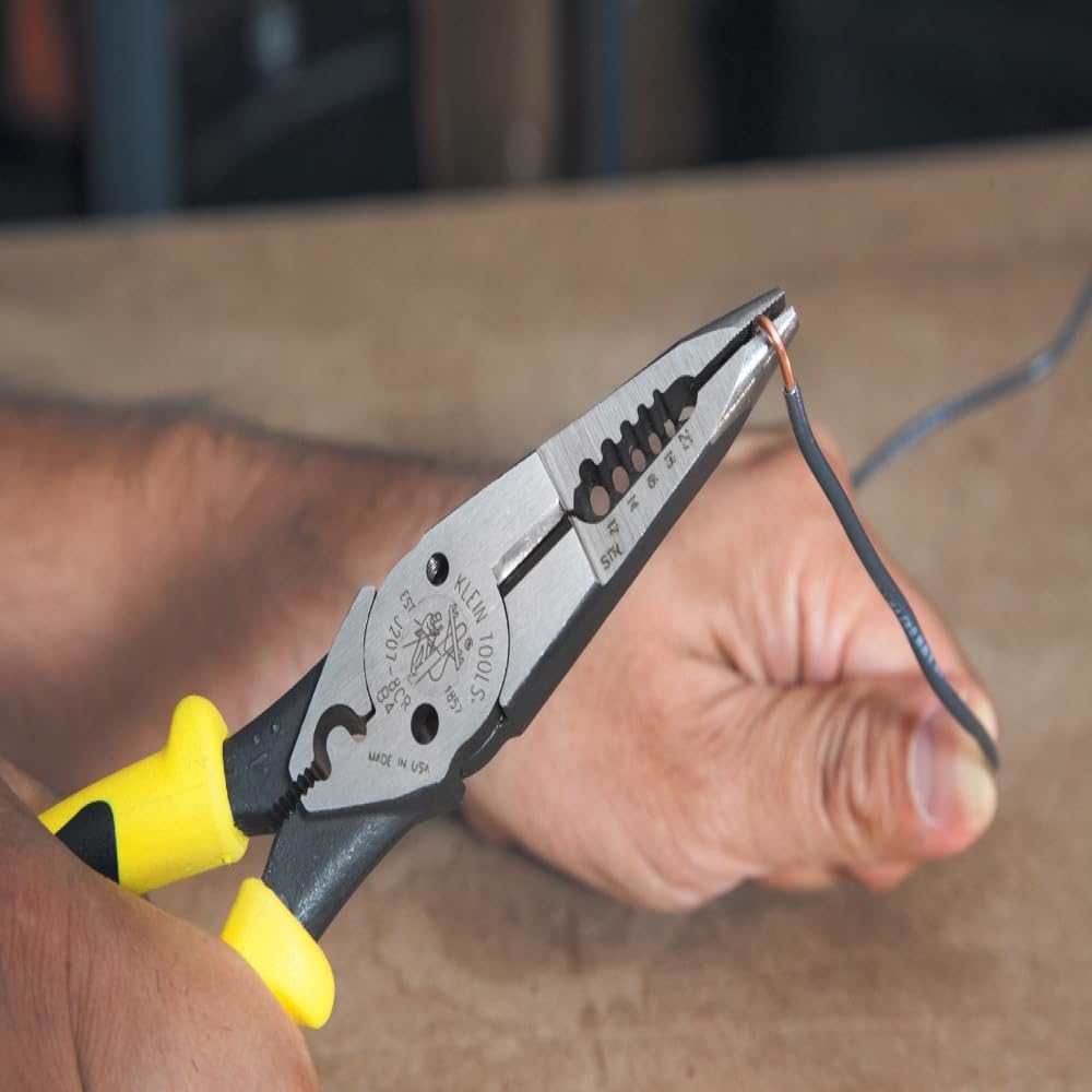 Foto 7 | Alicates De Punta Fina Klein Tools J207-8cr Multiusos Linesman - Venta Internacional.