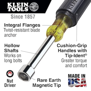 Foto 2 | Juego De Herramientas Klein Tools 647m Con Destornilladores Magnéticos Para Tuercas De 5 A 13 Mm - Venta Internacional.