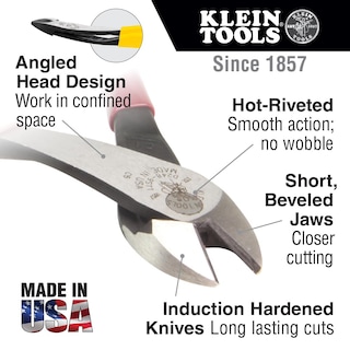 Foto 2 | Alicates Klein Tools D2000-49 De Corte Diagonal De 9 Pulgadas - Venta Internacional.