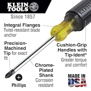 Foto 3 | Juego De Destornilladores Klein Tools 85445 Con Ranura Phillips De 5 Piezas - Venta Internacional.