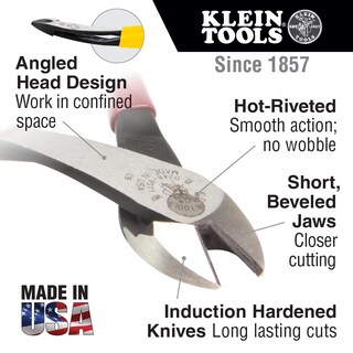 Foto 2 | Alicates Klein Tools D248-8-glw, Corte Diagonal De Alta Visibilidad, 20 Cm, Ee. Uu. - Venta Internacional.