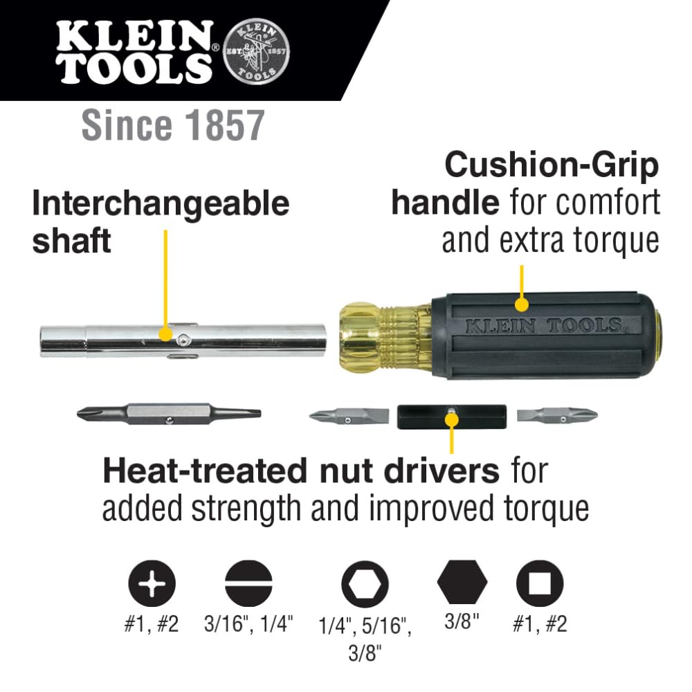 Foto 3 pulgar | Destornillador/destornillador Para Tuercas Klein Tools 32557 Heavy Duty - Venta Internacional.