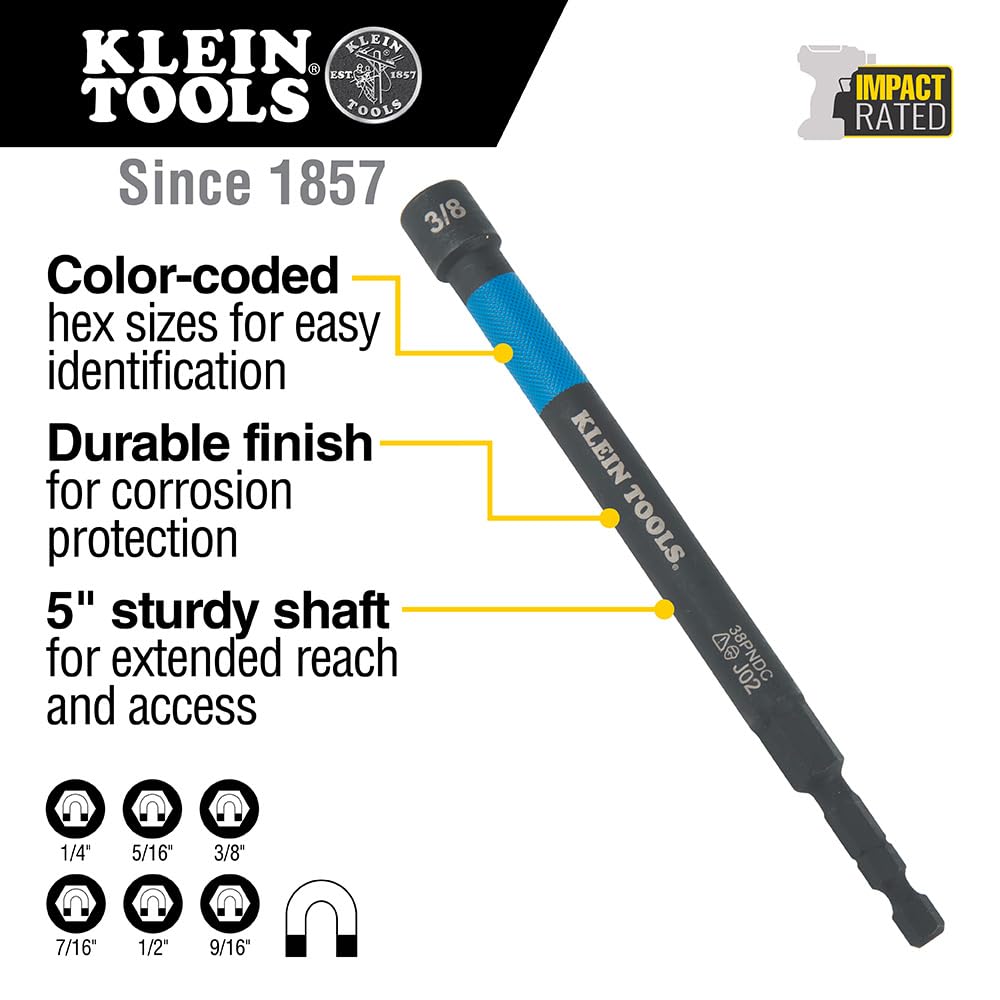 Foto 2 | Juego de Tuercas Klein Tools 6 Piezas-Venta Internacional