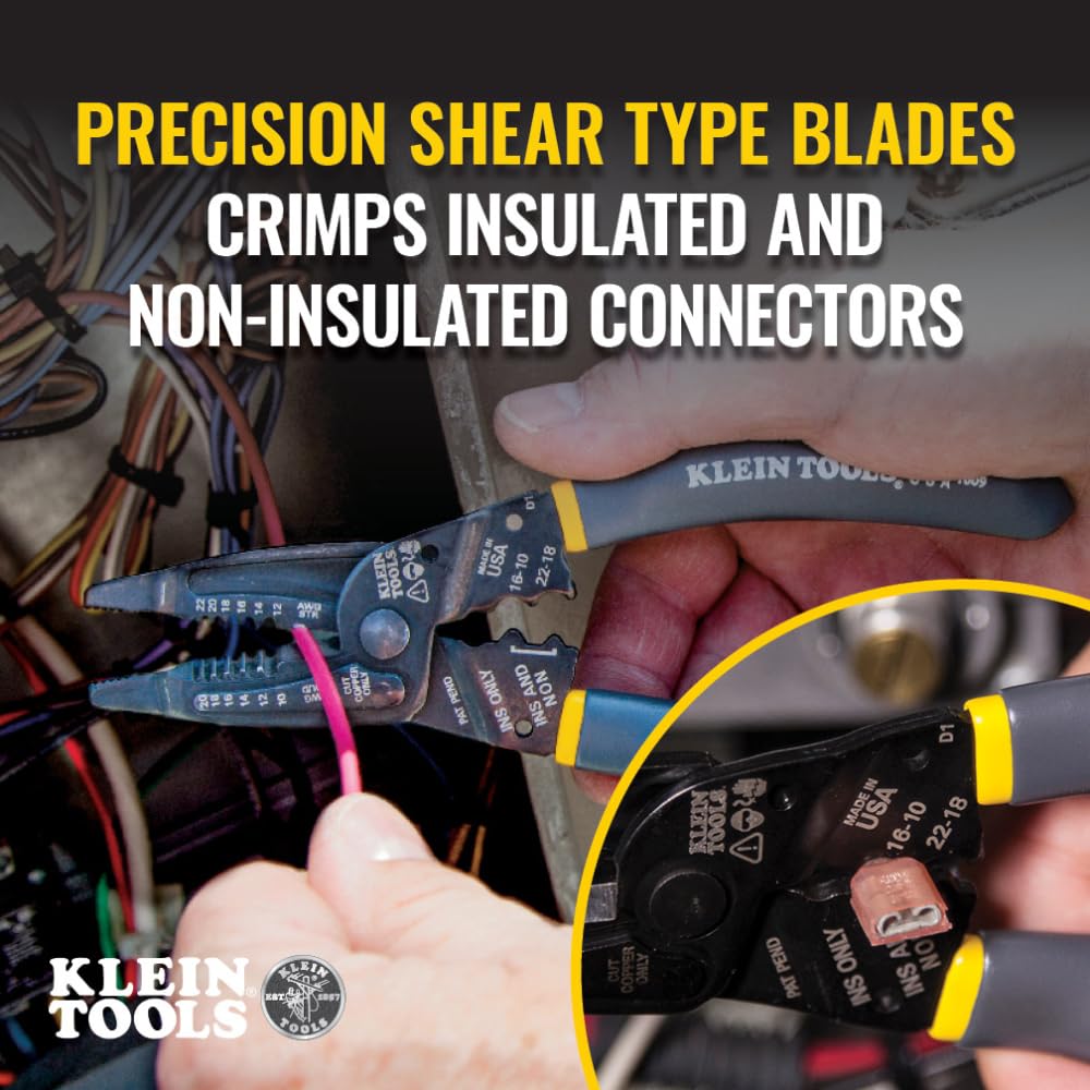 Foto 4 pulgar | Pelacables, Engarzadora/cortador De Cables Klein Tools 1009, Multiherramienta - Venta Internacional.