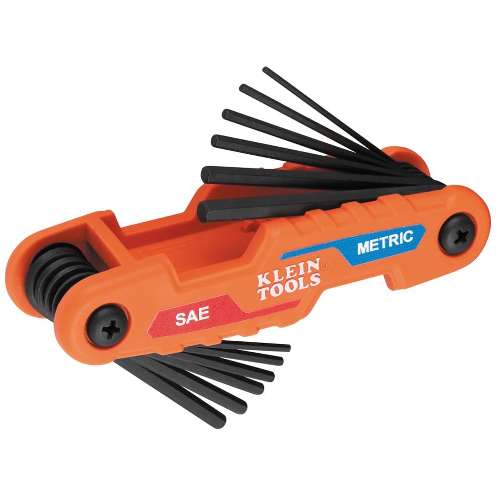 Foto 2 pulgar | Juego De Llaves Hexagonales Klein Tools 70590 Compact Plegable 12 Llaves - Venta Internacional.