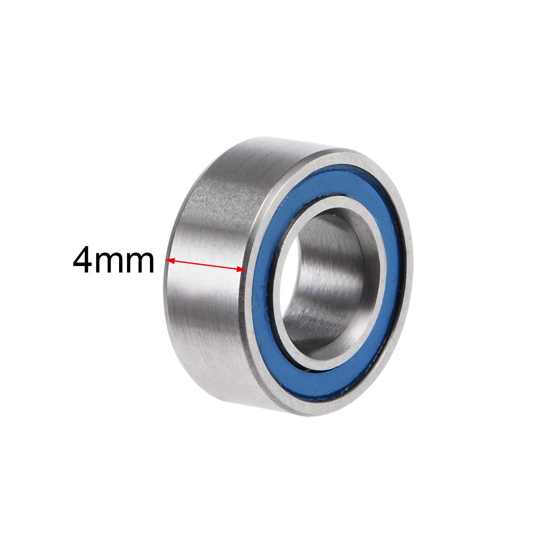 Foto 4 pulgar | Rodamientos De Bolas De Ranura Profunda Uxcell Mr105-2rs 5 X 10 X 4 Mm, 20 Unidades - Venta Internacional.