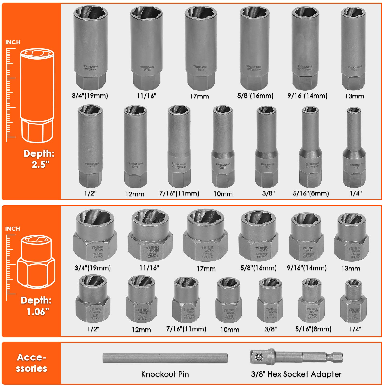 Foto 4 pulgar | Kit de Tornillos Thinkwork 65 Piezas - Venta Internacional