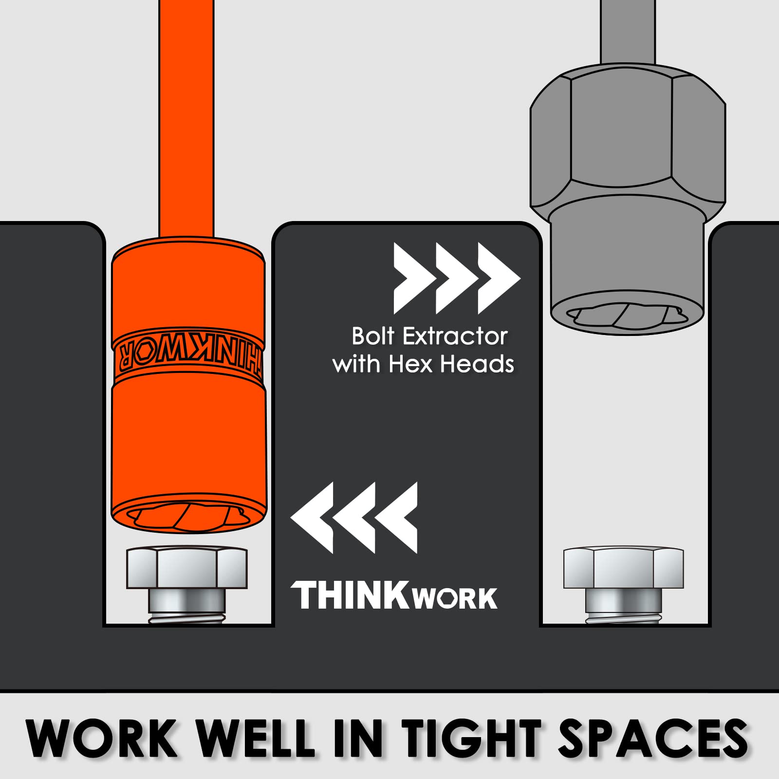 Foto 2 | Kit Extractor de Pernos Thinkwork 32 Piezas - Venta Internacional