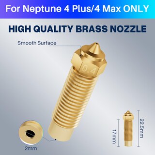 Foto 2 | Juego De Boquillas Elegoo Para Impresora 3d Neptune 4 Plus/4 Max 0.4/0.6/0.8/1.0 Mm - Venta Internacional.