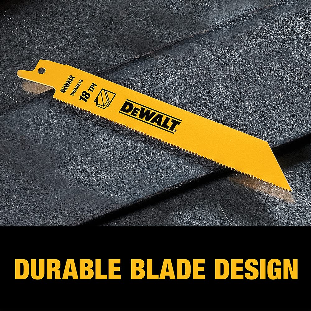 Foto 5 | Juego De Hojas De Sierra Recíproca Dewalt Dw4856, 6 Piezas, Metal Y Madera - Venta Internacional.