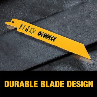 Foto 5 | Juego De Hojas De Sierra Recíproca Dewalt Dw4856, 6 Piezas, Metal Y Madera - Venta Internacional.