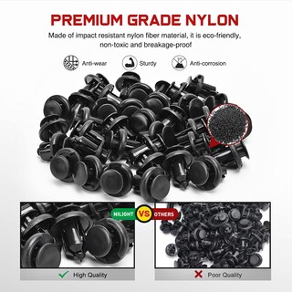 Foto 3 | Pinzas De Retención Nilight, 100 Unidades, 10 Mm, Para Honda Y Acura - Venta Internacional.