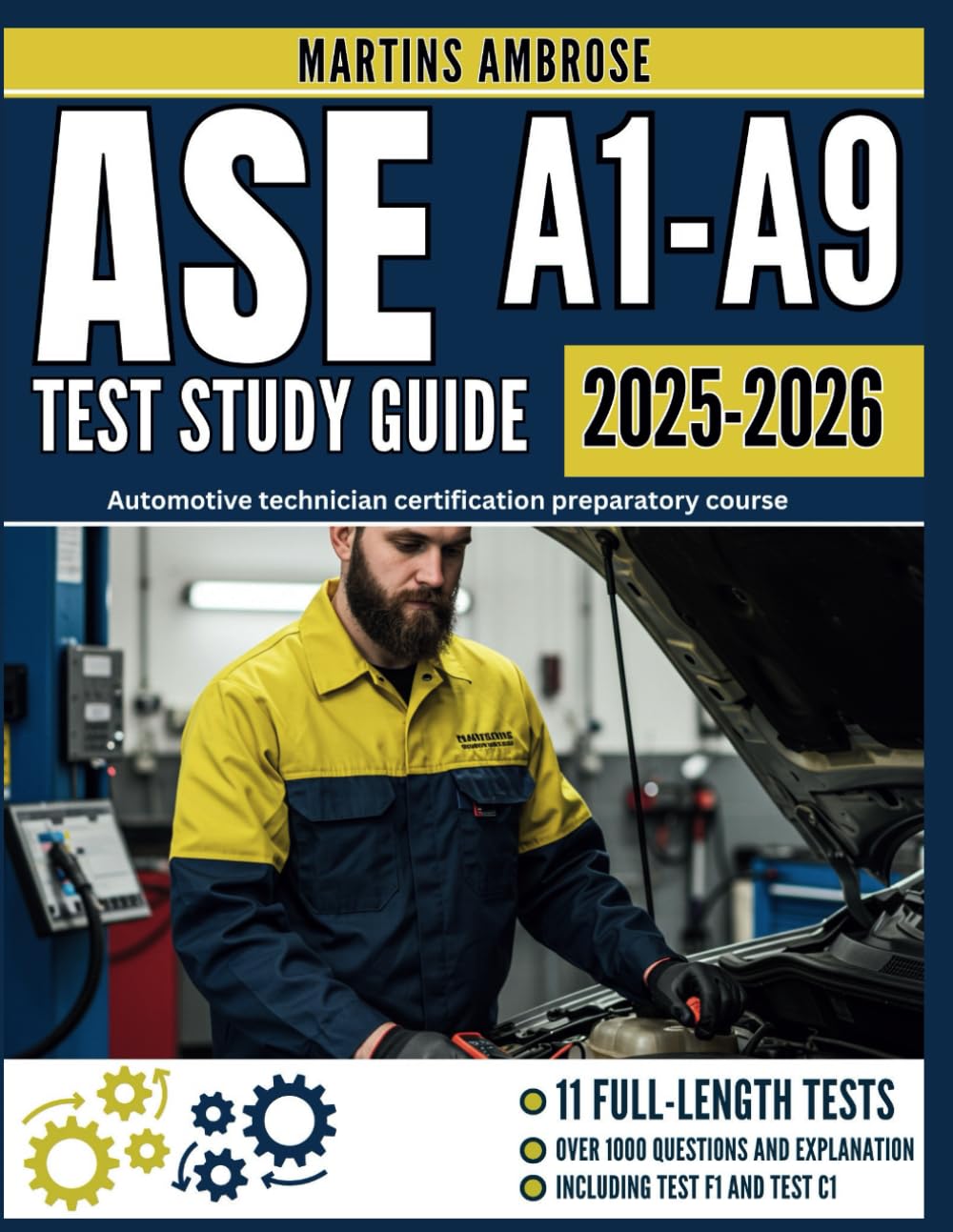 Foto 1 | Ase A1-a9 Test Study Guide 2025-2026: Automotive Technician Certification Preparatory Course - Venta Internacional.