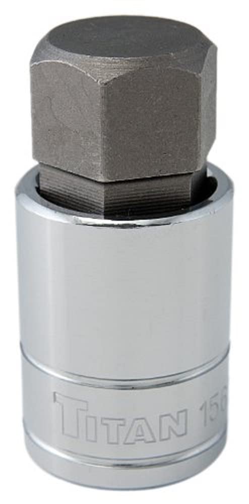Foto 1 | Unidad Socket Bit Titan 15621 De 1/2 Pulgada X 21 Mm Hexagonal Cromado Vanadio - Venta Internacional.
