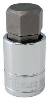 Foto 1 | Unidad Socket Bit Titan 15621 De 1/2 Pulgada X 21 Mm Hexagonal Cromado Vanadio - Venta Internacional.