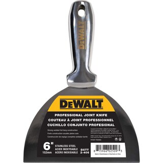 Foto 1 | Navaja Para Juntas Dewalt 6, Totalmente De Acero Inoxidable Con Hoja Pulida - Venta Internacional.