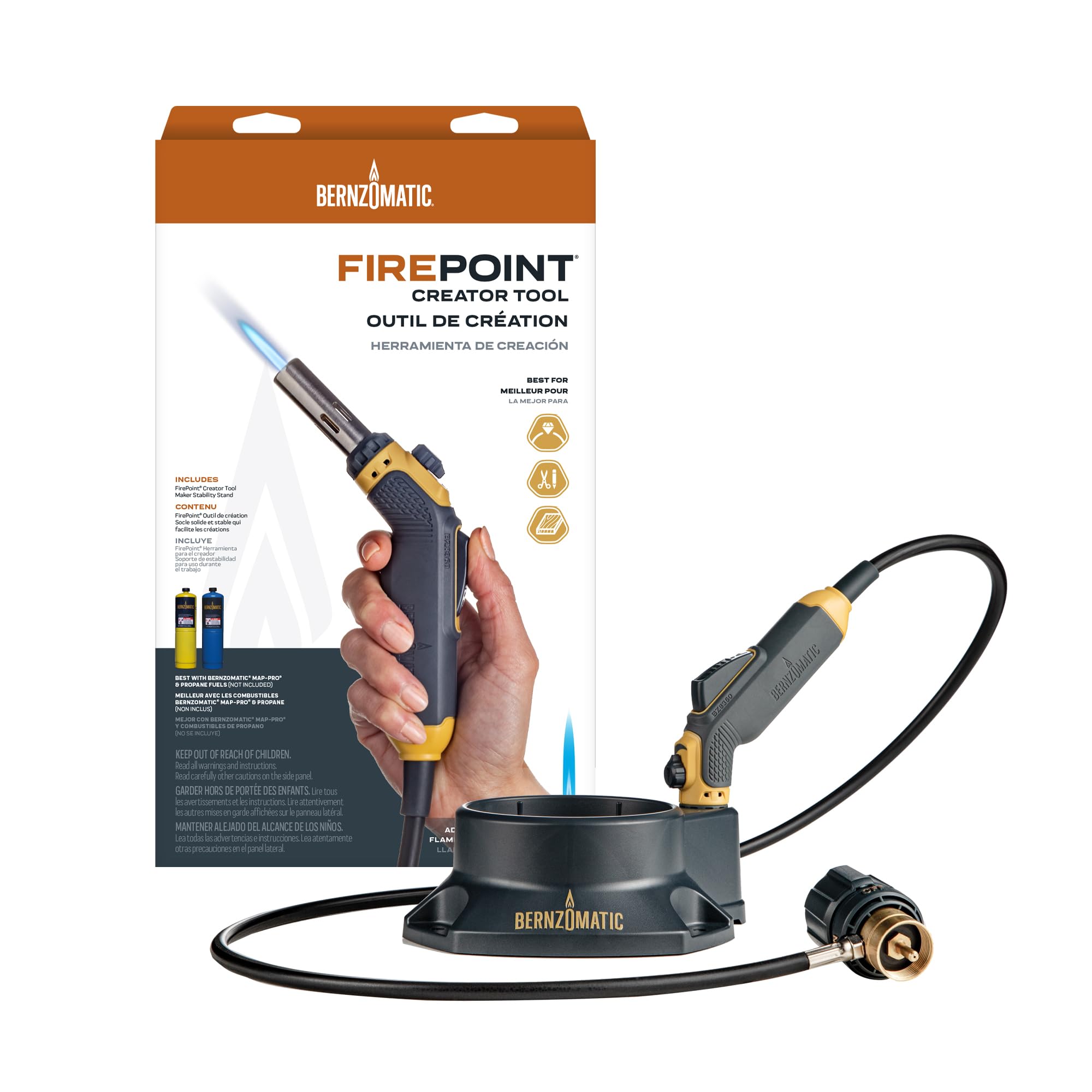 Foto 2 pulgar | Hand Torch Bernzomatic Firepoint Creator Para Map-pro/propane - Venta Internacional.