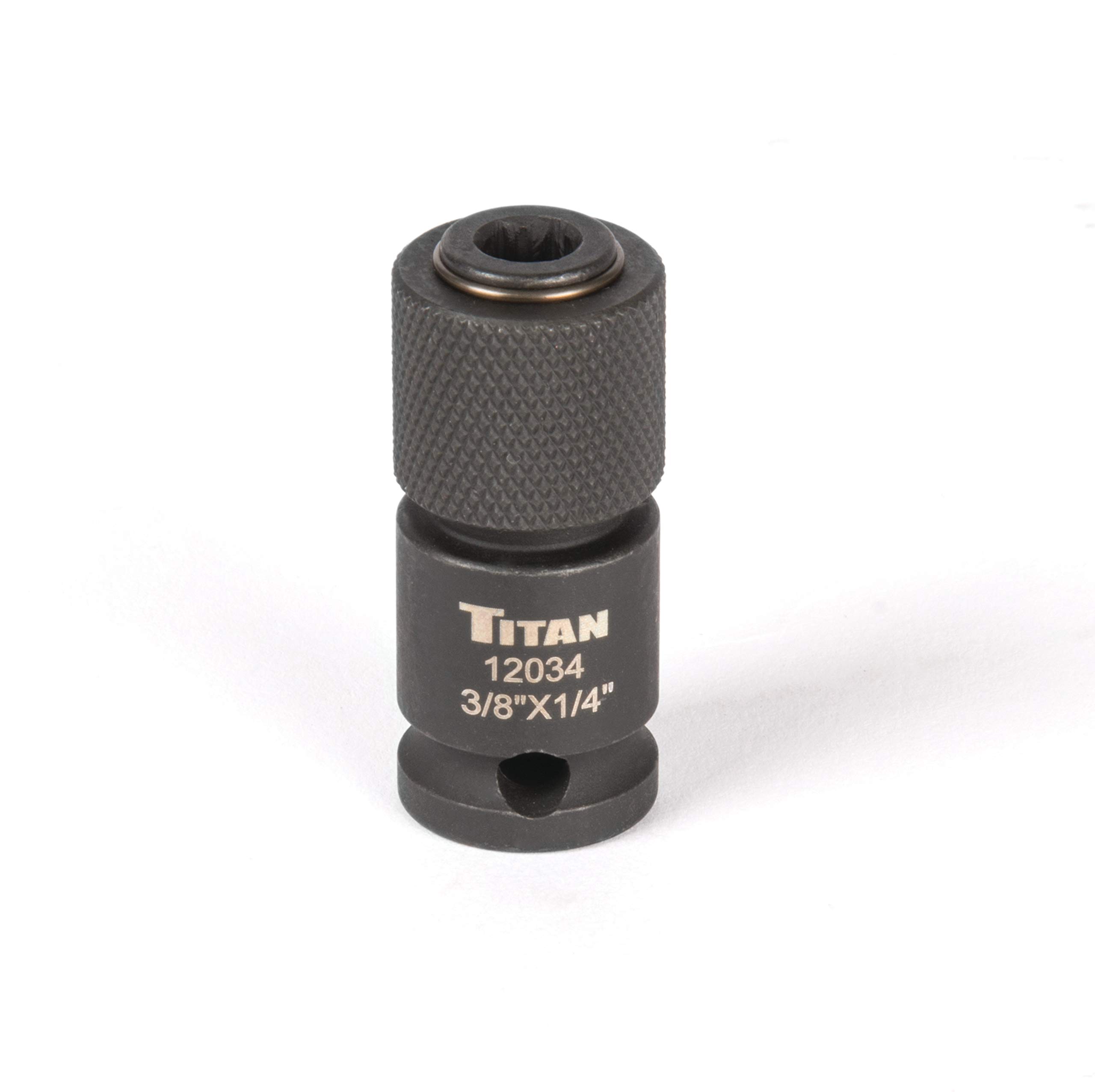 Foto 2 pulgar | Adaptador Titan 12034 De 3/8 A 1/4 Hex Drive, Cambio Rápido - Venta Internacional.