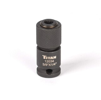 Foto 1 | Adaptador Titan 12034 De 3/8 A 1/4 Hex Drive, Cambio Rápido - Venta Internacional.