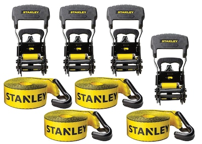 Foto 1 | Correas De Amarre Con Trinquete Stanley S10074, Color Negro Y Amarillo, 1,5 X 5 M - Venta Internacional.