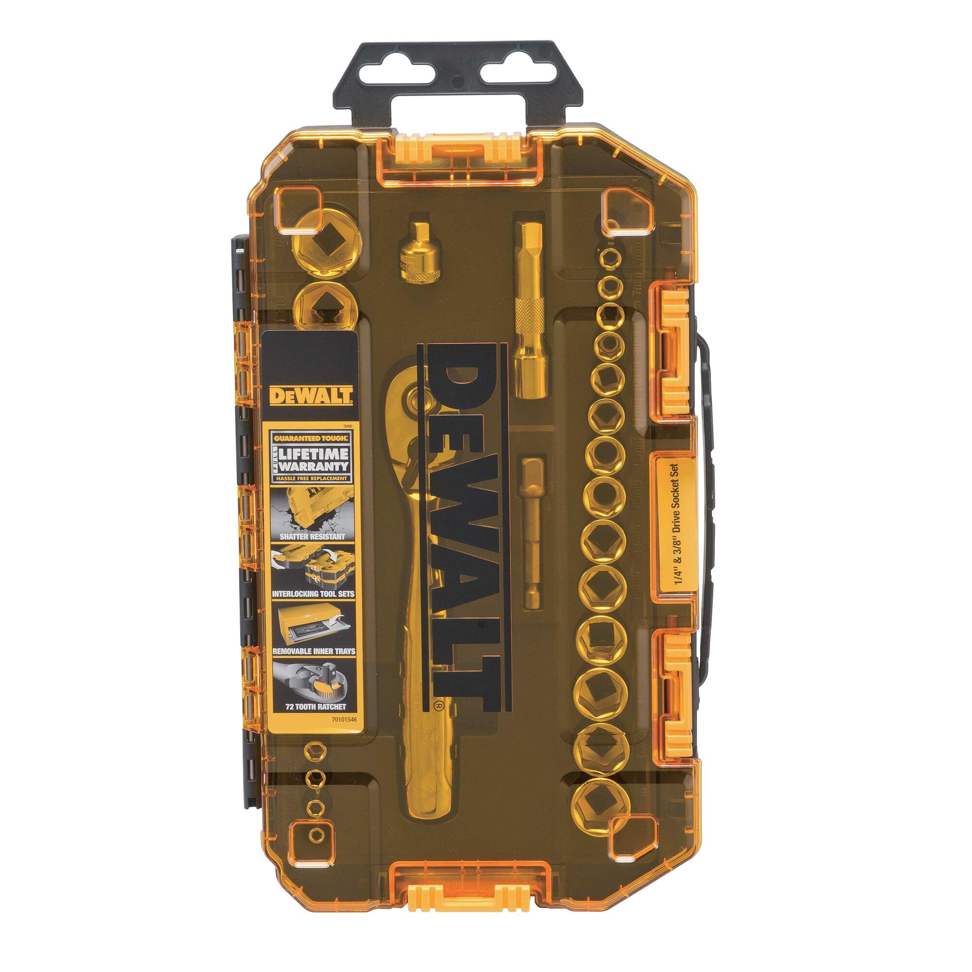 Foto 5 pulgar | Juego De Enchufes Dewalt Dwmt73804 Drive De 34 Piezas De 1/4 Y 3/8 Pulgadas - Venta Internacional.