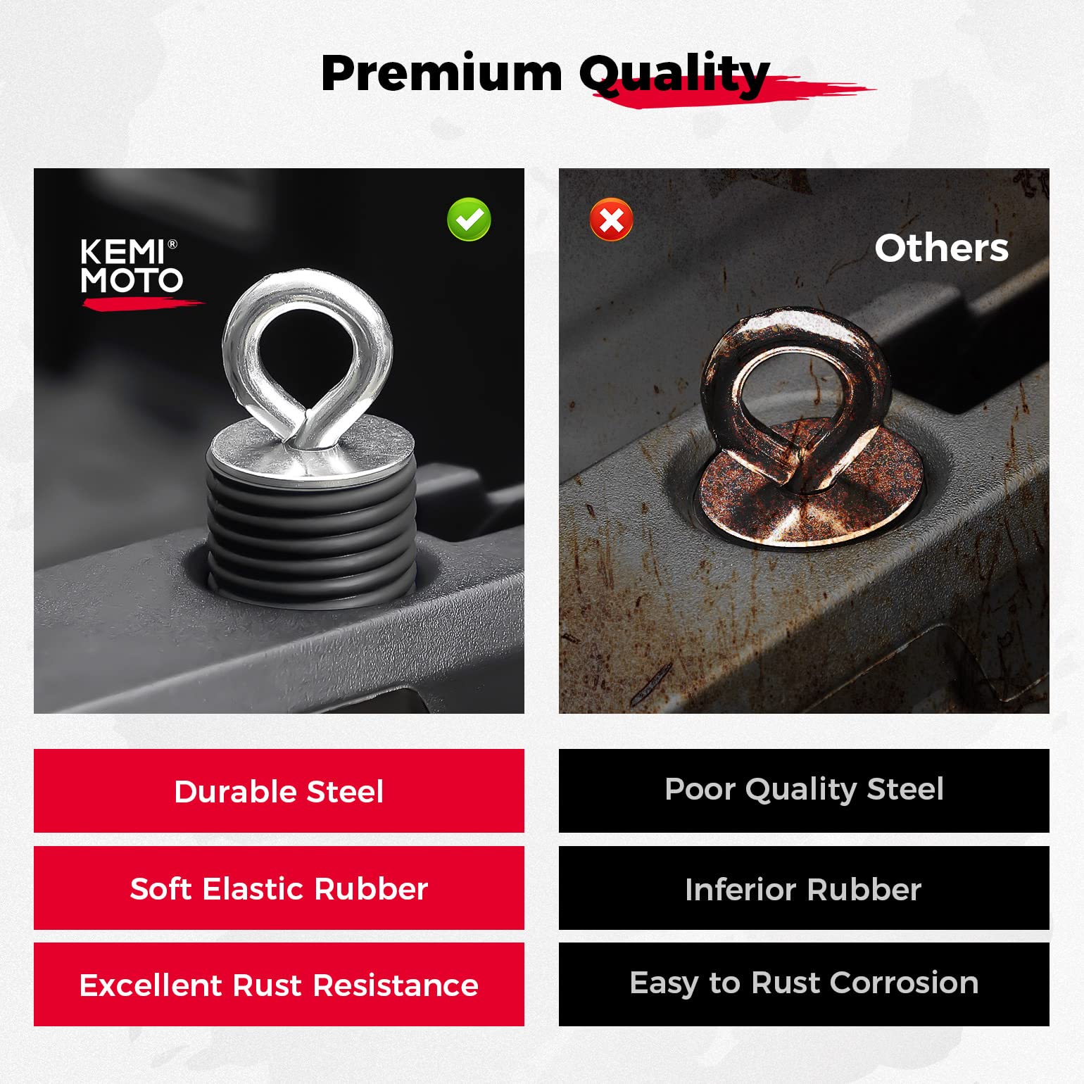 Foto 6 pulgar | Ancla De Amarre Utv Kemimoto Compatible Con Polaris Ranger - Venta Internacional.