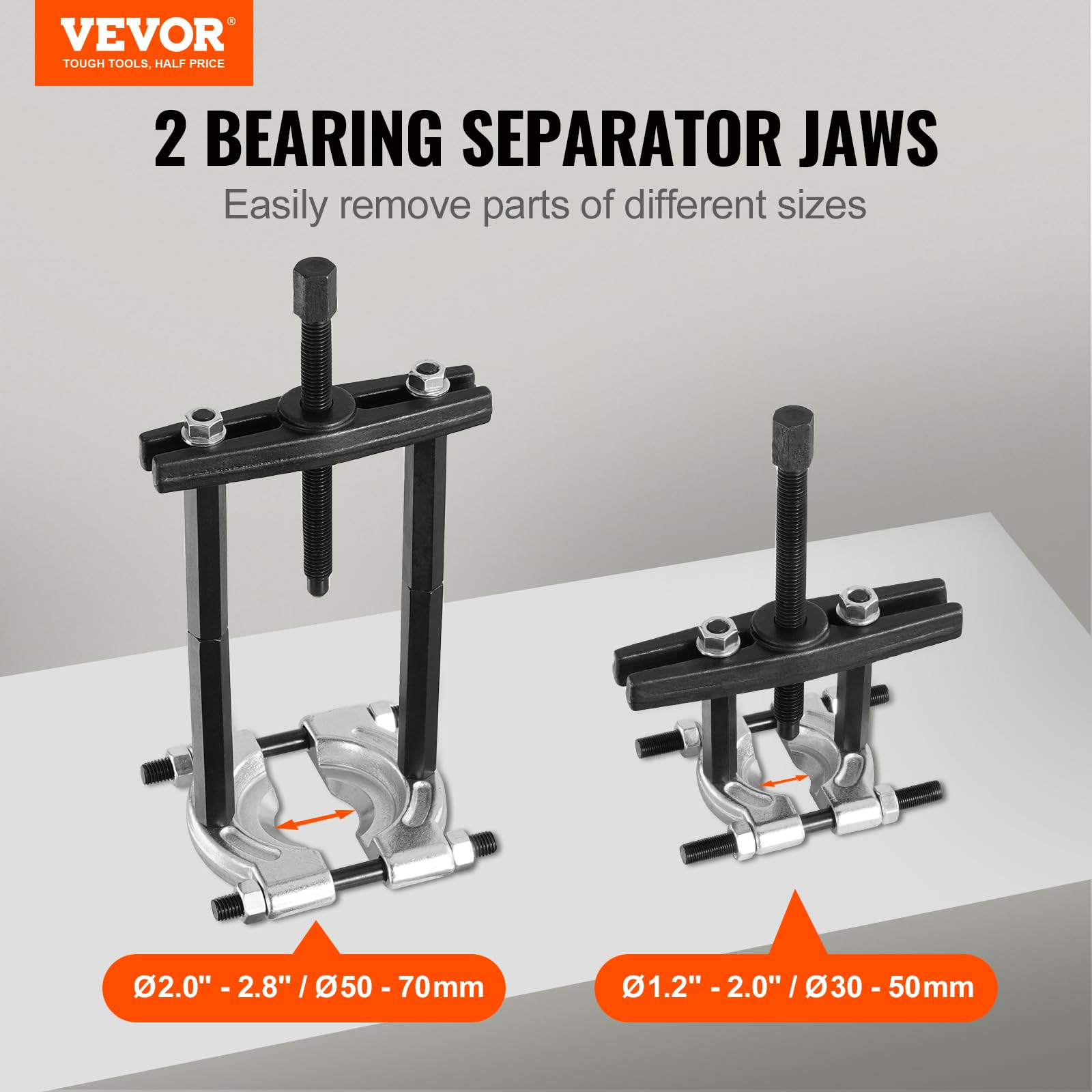 Foto 2 | Kit Extractor De Rodamientos Vevor De 5 Toneladas Con Separador, 14 Piezas Con Estuche - Venta Internacional.