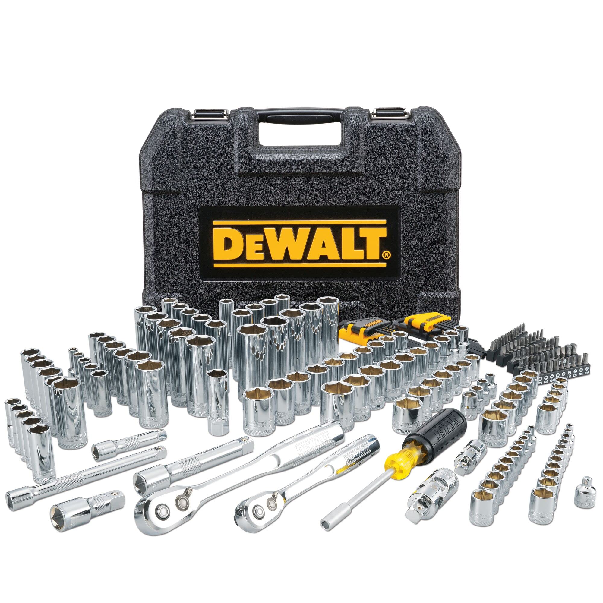 Foto 2 pulgar | Juego De Herramientas Dewalt Mechanics 200 Piezas 1/4, 3/8, 1/2 Drive - Venta Internacional.