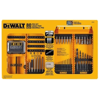 Foto 2 | Set De Taladrado Y Taladrado Dewalt Dw2587 Professional De 80 Piezas - Venta Internacional.