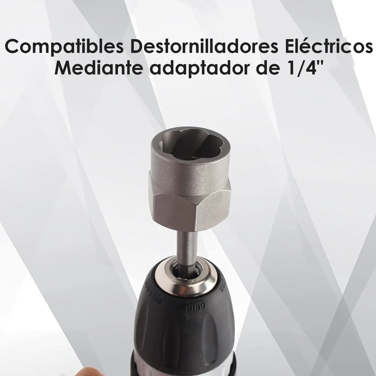 Foto 3 pulgar | Juego Extractor De Tornillos Y Tuercas 18 Piezas Lab.g Negro