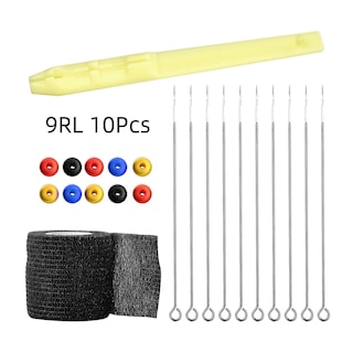 Foto 2 | Juego De Herramientas Para Tatuar Con La Mano Pincha Y Palo Suministros Para Tatuajes Diy - Venta Internacional.
